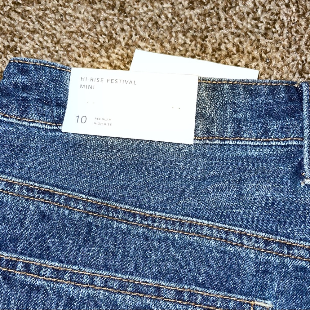 American Eagle  demin mini skirt size 10 - Picture 4 of 10